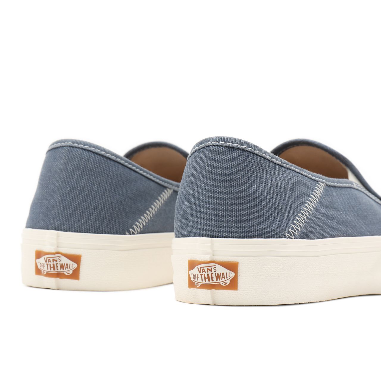 Vans Eco Theory Slip-On Sf Blue Classic Mens Womens - (Eco Theory) cement blue/marshmallow VN0A5HYQA01 Shoes