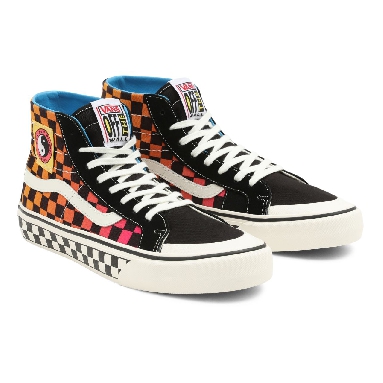 Vans T&C Sk8-Hi 138 Decon Sf Multicolour Classic Mens Womens - (T&C) Checkerboard/Marshmallow VN0A3MV1A5G Shoes