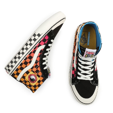 Vans T&C Sk8-Hi 138 Decon Sf Multicolour Classic Mens Womens - (T&C) Checkerboard/Marshmallow VN0A3MV1A5G Shoes