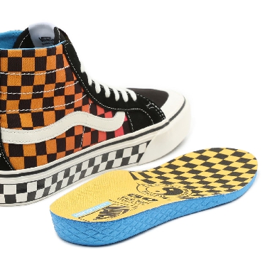 Vans T&C Sk8-Hi 138 Decon Sf Multicolour Classic Mens Womens - (T&C) Checkerboard/Marshmallow VN0A3MV1A5G Shoes