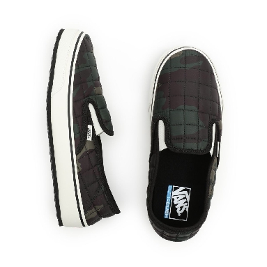 Vans Nylon Slip-Er 2 Black Classic Mens Womens - (Nylon) Woodland Camo VN0A4UWO8KC Shoes