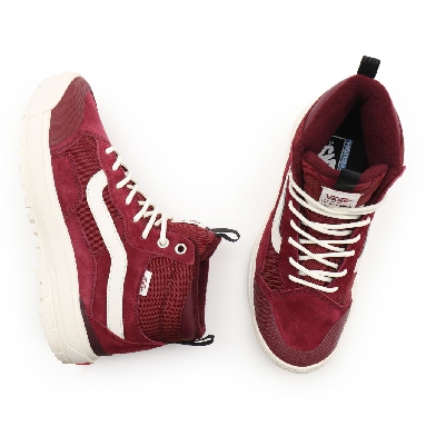 Vans UltraRange Exo Hi MTE-1 Red Classic Mens Womens - pomegranate/port VN0A5KS5A2D Shoes