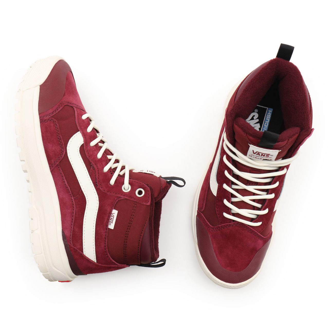 Vans UltraRange Exo Hi MTE-1 Red Classic Mens Womens - pomegranate/port VN0A5KS5A2D Shoes