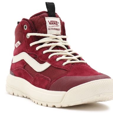 Vans UltraRange Exo Hi MTE-1 Red Classic Mens Womens - pomegranate/port VN0A5KS5A2D Shoes