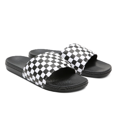 Vans Checkerboard Mens La Costa Slide-On Black Classic Mens Womens - (Checkerboard) True White/Black VN0A5HF527I Shoes