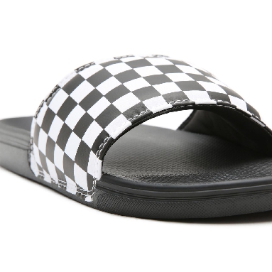 Vans Checkerboard Mens La Costa Slide-On Black Classic Mens Womens - (Checkerboard) True White/Black VN0A5HF527I Shoes