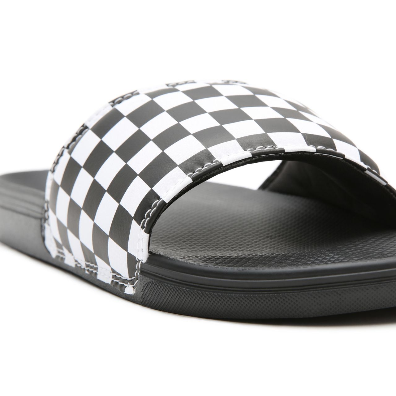 Vans Checkerboard Mens La Costa Slide-On Black Classic Mens Womens - (Checkerboard) True White/Black VN0A5HF527I Shoes