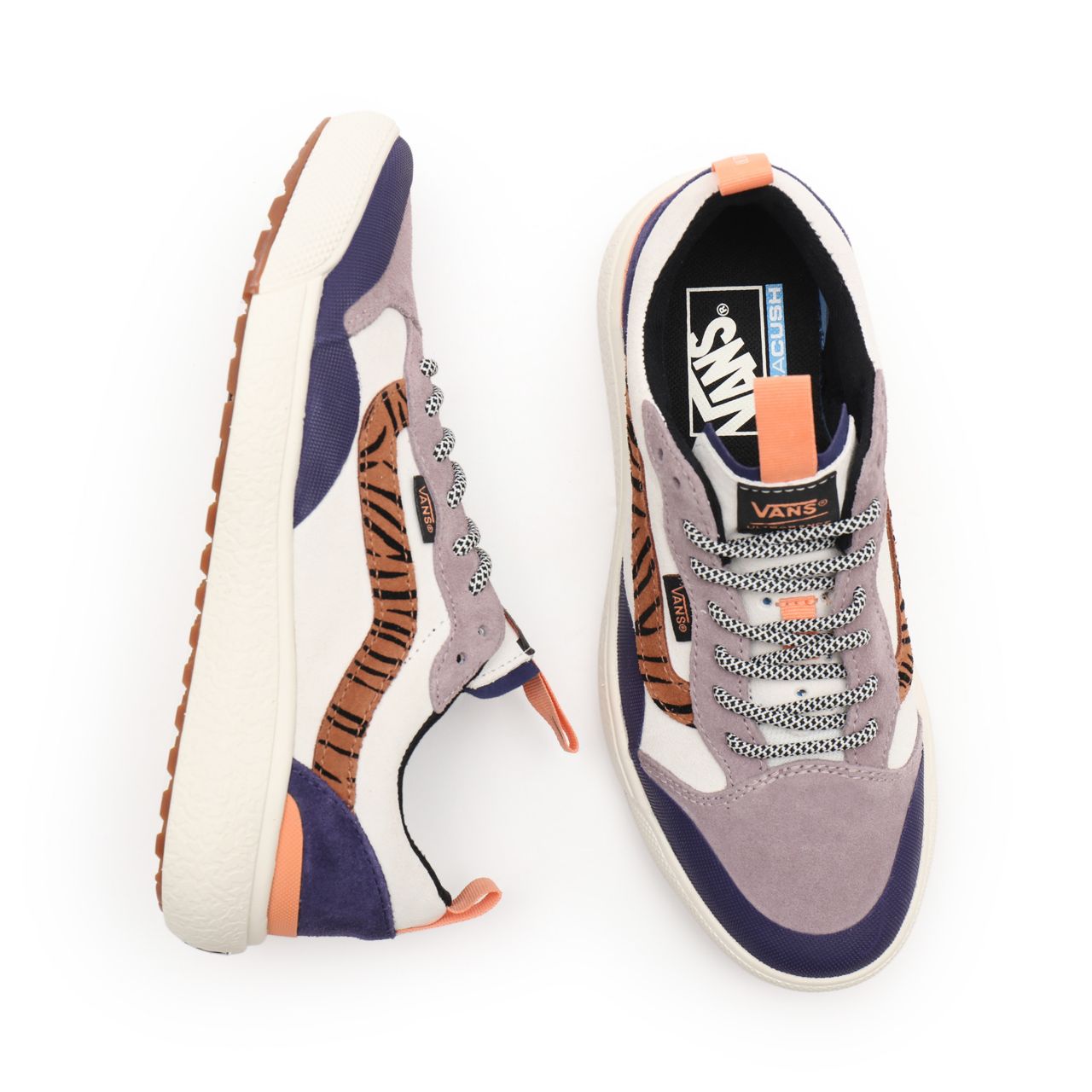 Vans Animal Stripes UltraRange Exo Se Multicolour Classic Mens Womens - (Animal Stripes) multi/marshmallow VN0A4UWMA2E Shoes