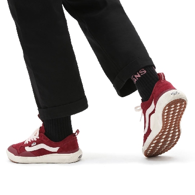 Vans Suede UltraRange Exo Se Red Classic Mens Womens - (Suede) pomegranate VN0A4UWMA2H Shoes