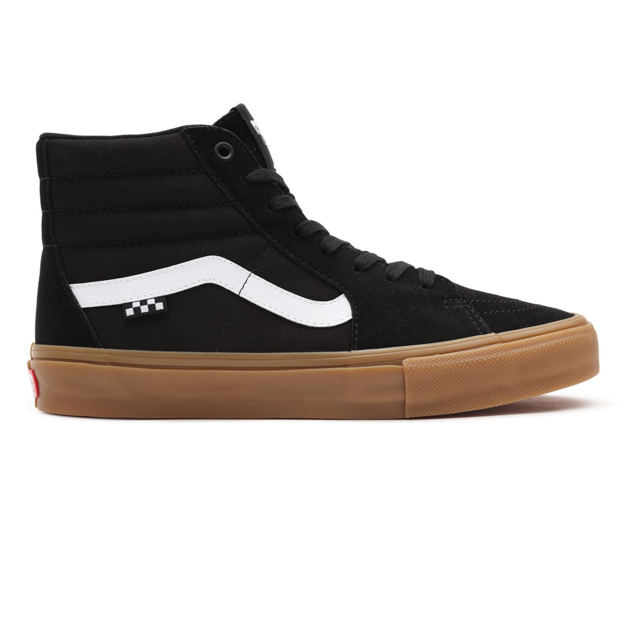 Vans Skate SK8-Hi Black Classic Mens Womens - Black/Gum VN0A5FCCB9M Shoes