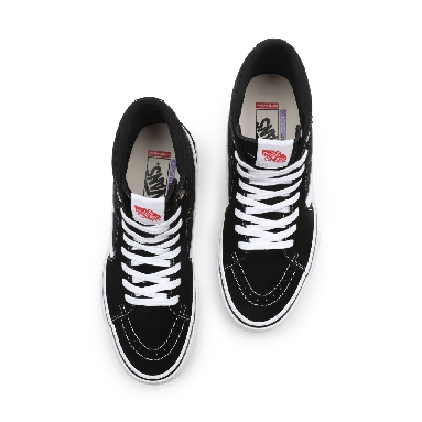 Vans Skate SK8-Hi Black Classic Mens Womens - Black/White VN0A5FCCY28 Shoes