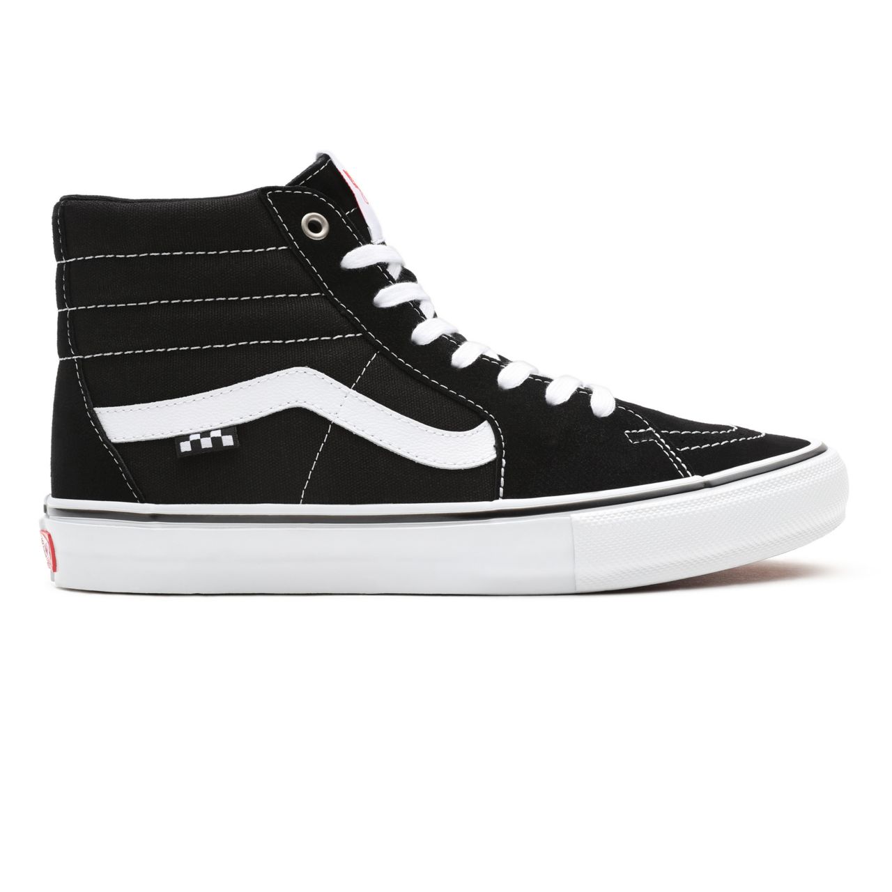 Vans Skate SK8-Hi Black Classic Mens Womens - Black/White VN0A5FCCY28 Shoes