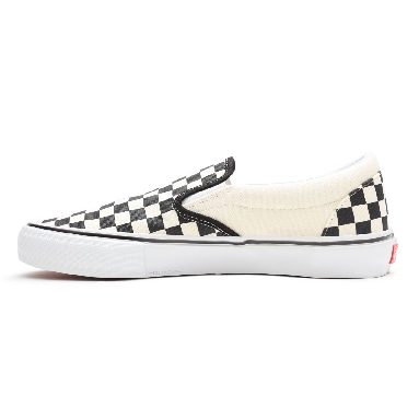 Vans Skate Checkerboard Slip-On White Classic Mens Womens - (Checkerboard) Black/Off White VN0A5FCAAUH Shoes