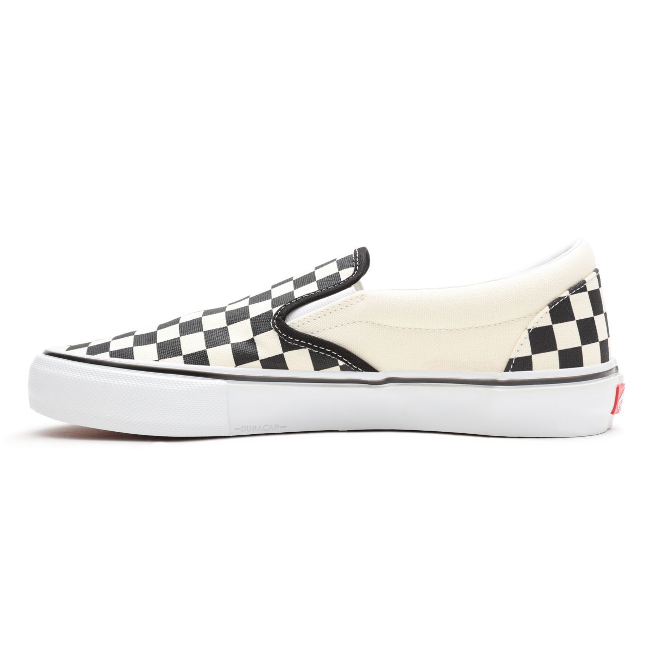 Vans Skate Checkerboard Slip-On White Classic Mens Womens - (Checkerboard) Black/Off White VN0A5FCAAUH Shoes