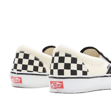 Vans Skate Checkerboard Slip-On White Classic Mens Womens - (Checkerboard) Black/Off White VN0A5FCAAUH Shoes