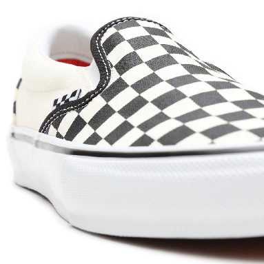 Vans Skate Checkerboard Slip-On White Classic Mens Womens - (Checkerboard) Black/Off White VN0A5FCAAUH Shoes