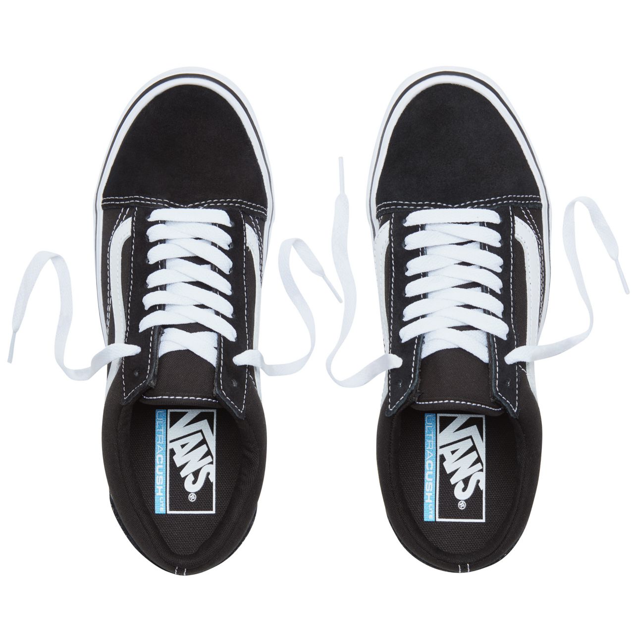 Vans Suede Old Skool Lite Classic Mens Womens - Black/White VA2Z5WIJU Shoes