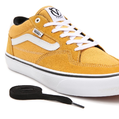 Vans Rowan Yellow Classic Mens Womens - Golden Glow VN0A5JICLSV Shoes