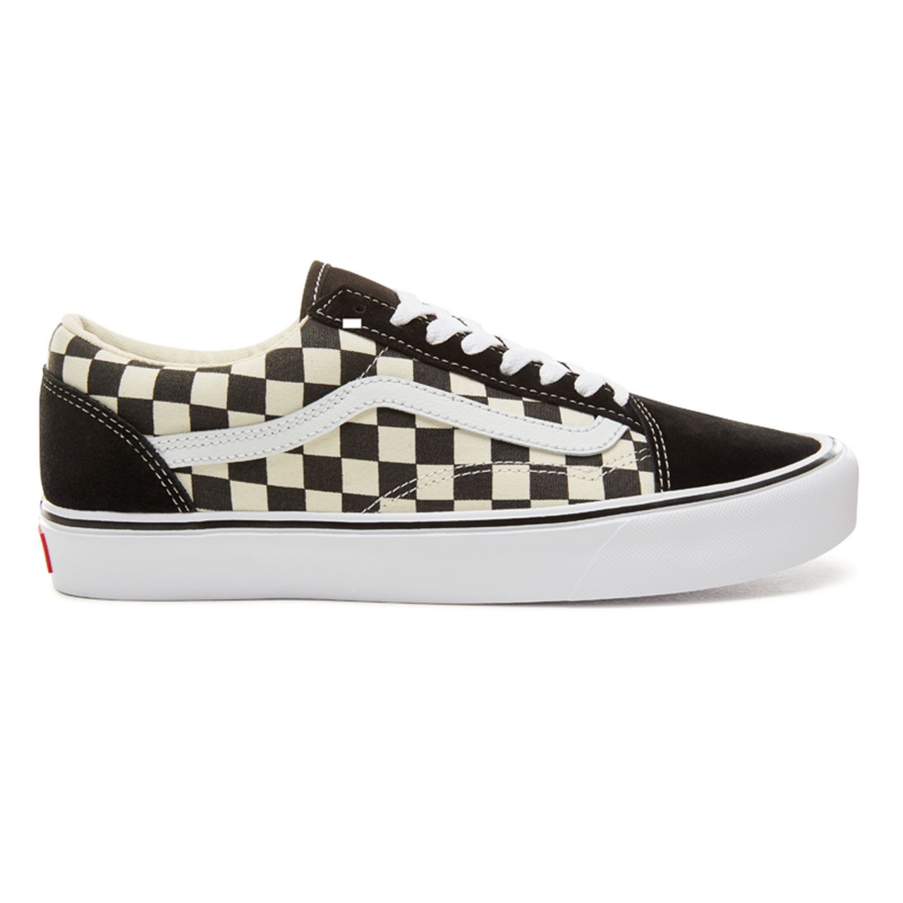 Vans Checkerboard Old Skool Lite Classic Mens Womens - Black-White VA2Z5W5GX Shoes