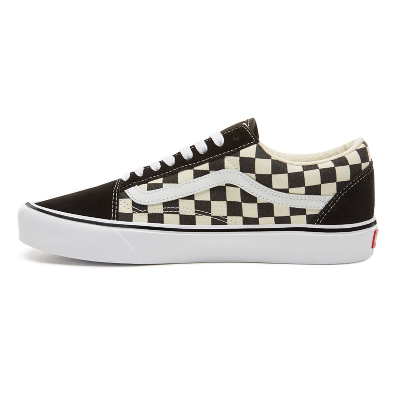 Vans Checkerboard Old Skool Lite Classic Mens Womens - Black-White VA2Z5W5GX Shoes