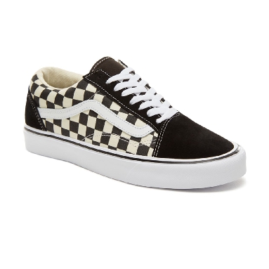 Vans Checkerboard Old Skool Lite Classic Mens Womens - Black-White VA2Z5W5GX Shoes