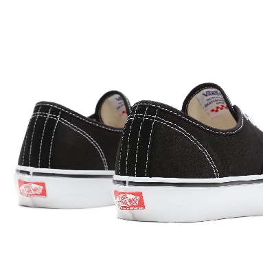 Vans Skate Authentic Black Classic Mens Womens - Black/White VN0A5FC8Y28 Shoes