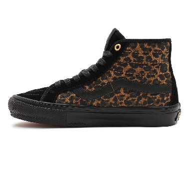 Vans Skate Sk8-Hi Decon Black Classic Mens Womens - (Cher Strauberry) cheetah VN0A5KYB9CY Shoes