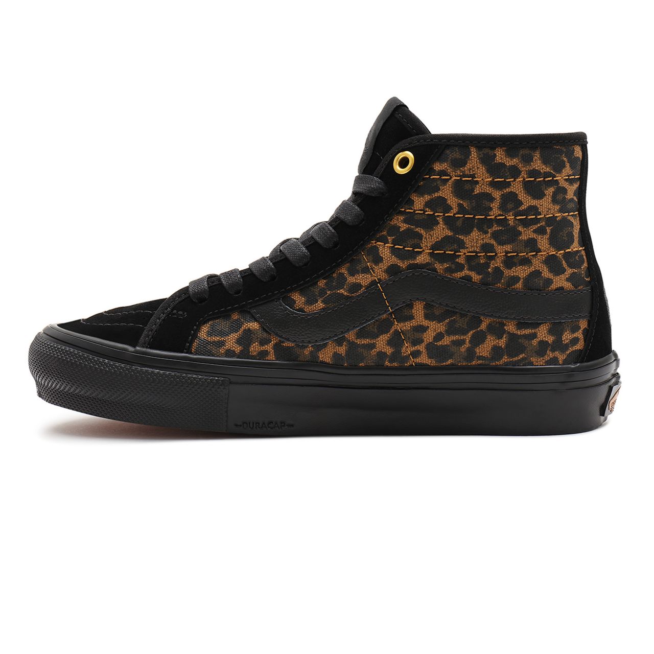 Vans Skate Sk8-Hi Decon Black Classic Mens Womens - (Cher Strauberry) cheetah VN0A5KYB9CY Shoes