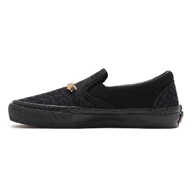 Vans Skate Slip-On Black Classic Mens Womens - (Cher Strauberry) cheetah VN0A5FCA9CY Shoes