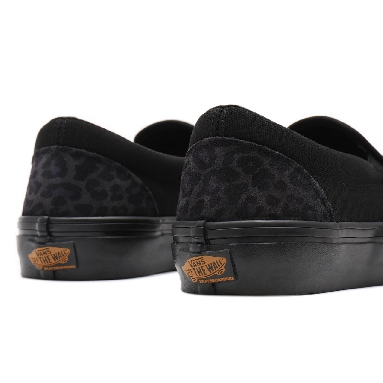 Vans Skate Slip-On Black Classic Mens Womens - (Cher Strauberry) cheetah VN0A5FCA9CY Shoes