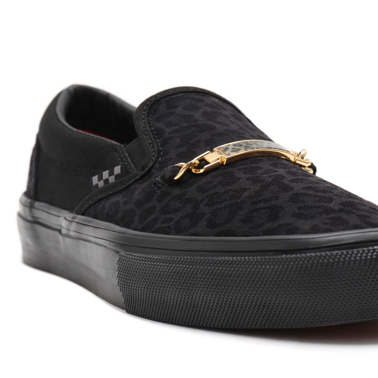 Vans Skate Slip-On Black Classic Mens Womens - (Cher Strauberry) cheetah VN0A5FCA9CY Shoes