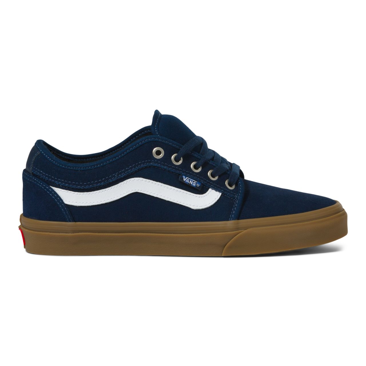 Vans Chukka Low Sidestripe Blue Classic Mens Womens - Navy/Gum VN0A5KQZNGM Shoes