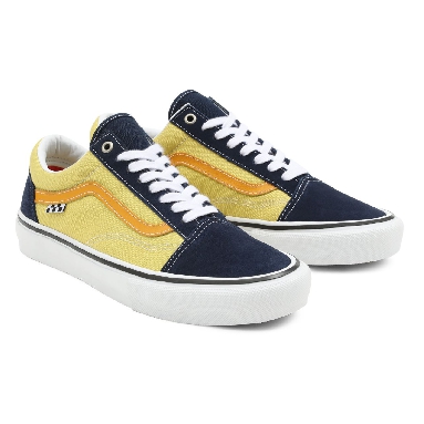 Vans Skate Old Skool Blue Classic Mens Womens - navy/gold VN0A5FCBNGL Shoes