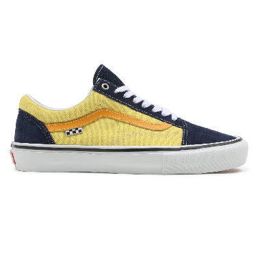 Vans Skate Old Skool Blue Classic Mens Womens - navy/gold VN0A5FCBNGL Shoes