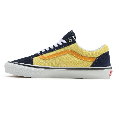 Vans Skate Old Skool Blue Classic Mens Womens - navy/gold VN0A5FCBNGL Shoes