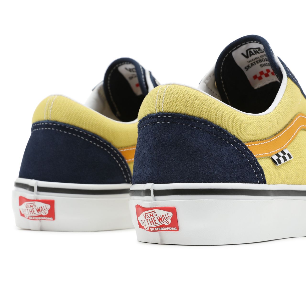 Vans Skate Old Skool Blue Classic Mens Womens - navy/gold VN0A5FCBNGL Shoes