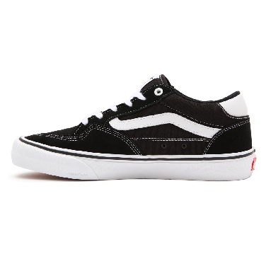 Vans Rowan Black Classic Mens Womens - Black-True White VN0A5JIC6BT Shoes