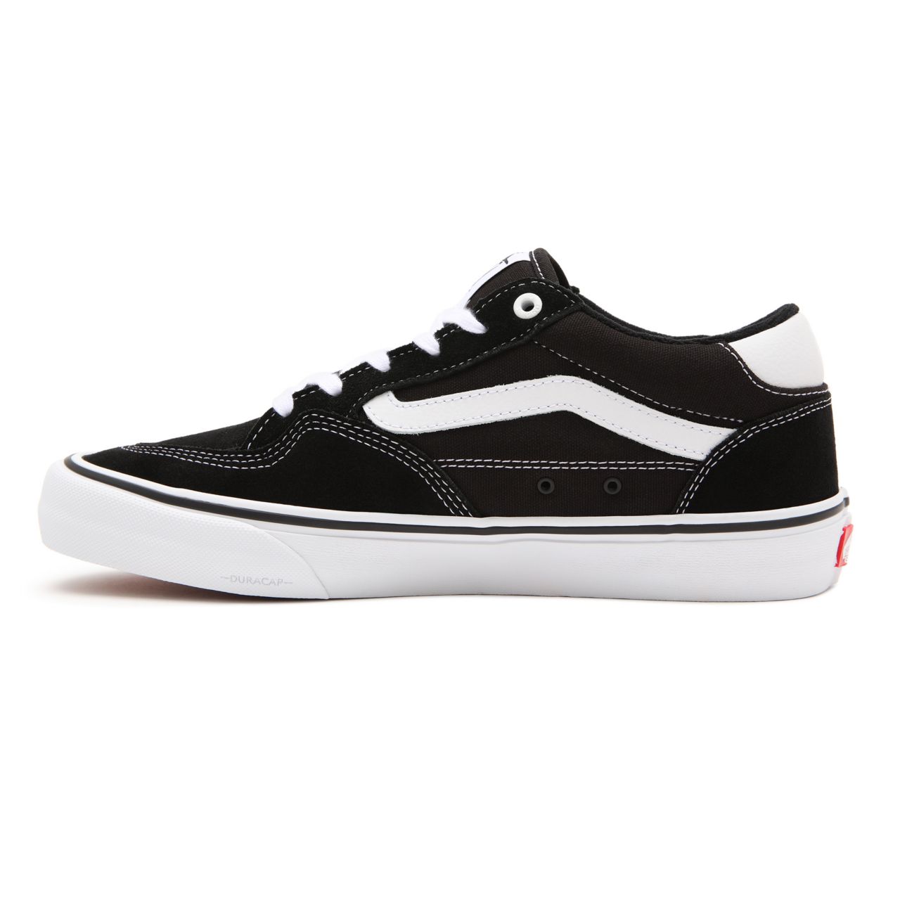 Vans Rowan Black Classic Mens Womens - Black-True White VN0A5JIC6BT Shoes