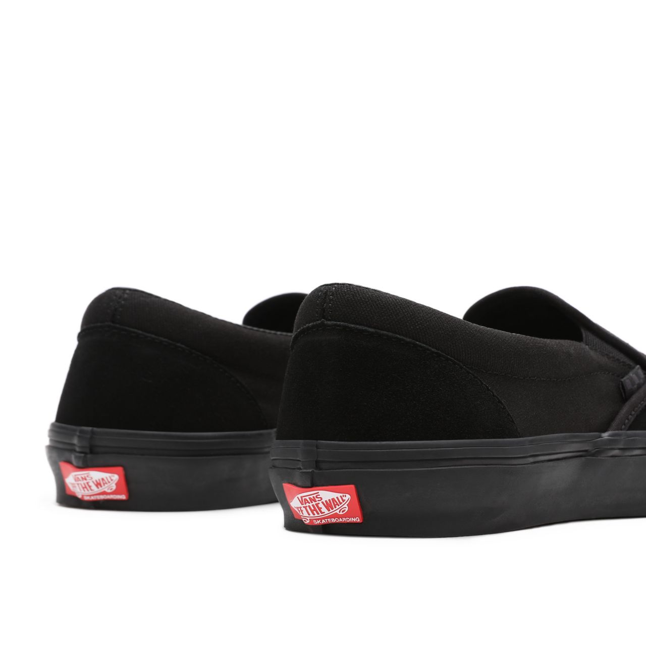 Vans Skate Slip-On Black Classic Mens Womens - Black/Black VN0A5FCABKA Shoes