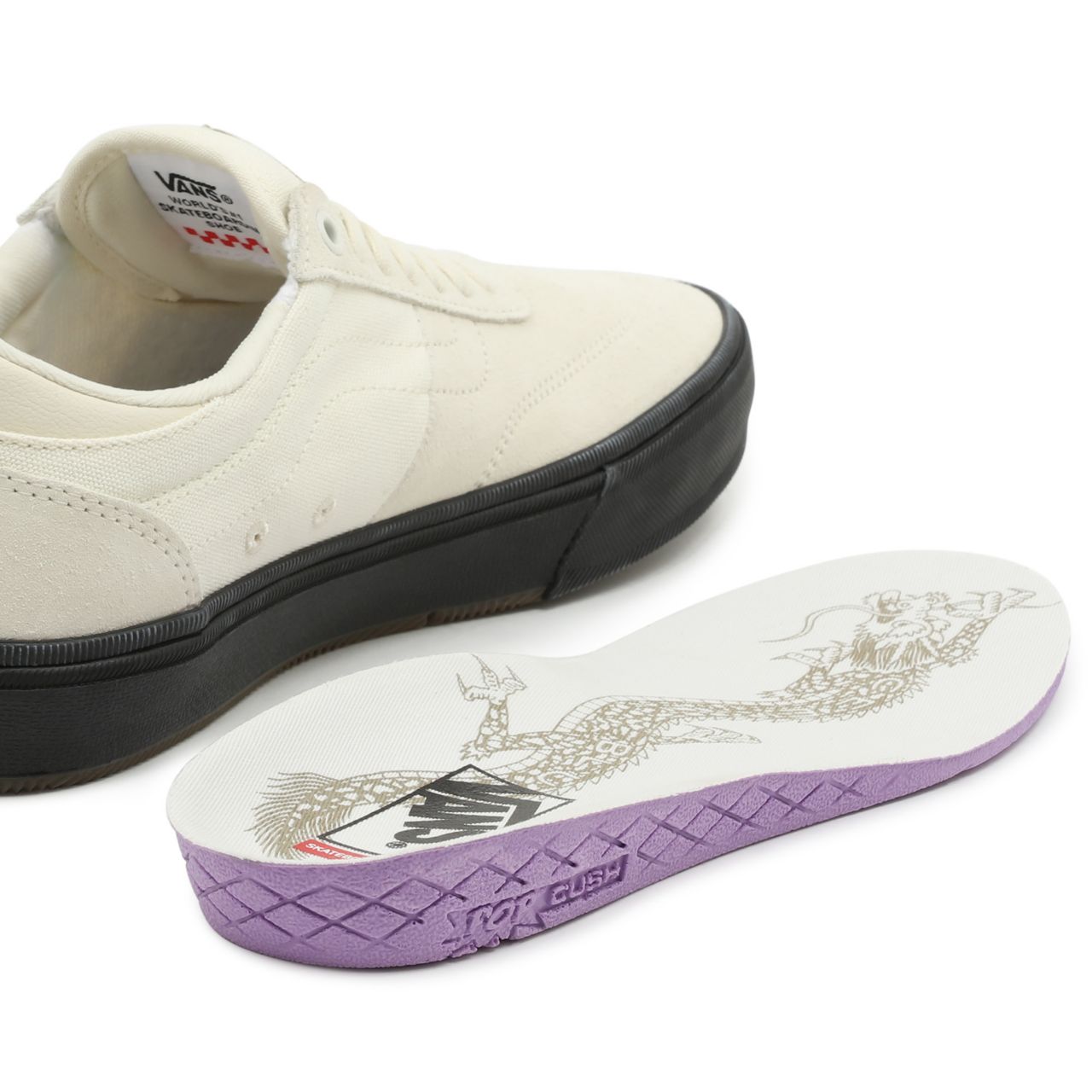 Vans x Gilbert Crockett Skate White Classic Mens Womens - (Crockett) Antique White/Black VN0A5JIF86H Shoes