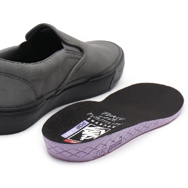 Vans BMX Slip-On Grey Classic Mens Womens - (Dennis Enarson) pewter/black VN0A5JIS9BI Shoes