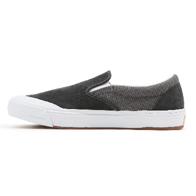 Vans X Dan Lacey BMX Slip-On Grey Classic Mens Womens - (Dan Lacey) Asphalt/Pewter VN0A5JIS83E Shoes