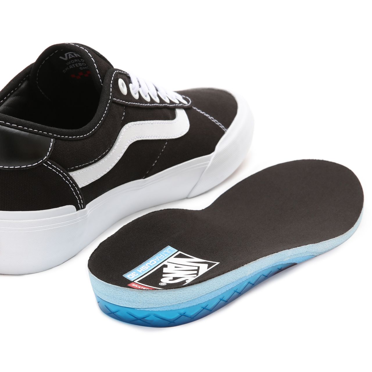 Vans Canvas Chima 2 Black Classic Mens Womens - (Canvas) Black/White VN0A5JII187 Shoes