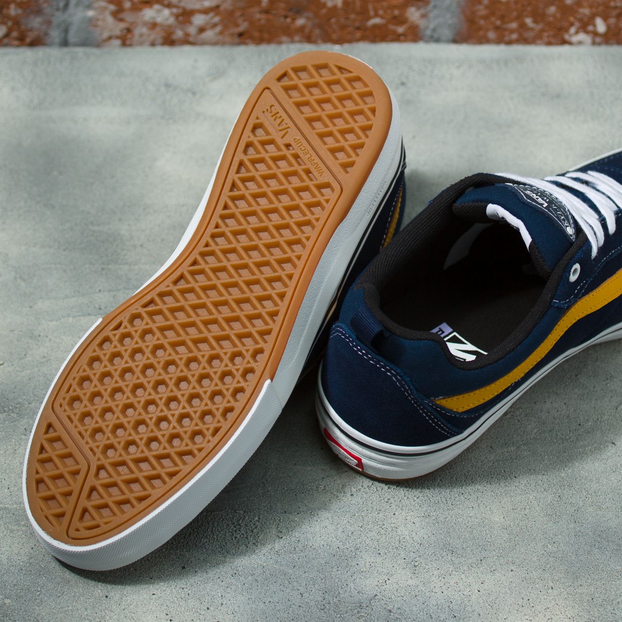 Vans Kyle Walker Blue Classic Mens Womens - navy/gold VN0A5JIENGL Shoes