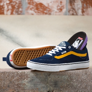 Vans Kyle Walker Blue Classic Mens Womens - navy/gold VN0A5JIENGL Shoes