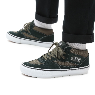 Vans Skate Half Cab Green Classic Mens Womens - scarab/military VN0A5FCD9CR Shoes