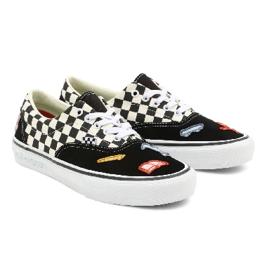 Vans x Skateistan Skate Era Black Classic Mens Womens - (Skateistan) Checkerboard VN0A5FC989C Shoes