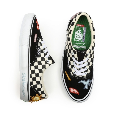 Vans x Skateistan Skate Era Black Classic Mens Womens - (Skateistan) Checkerboard VN0A5FC989C Shoes