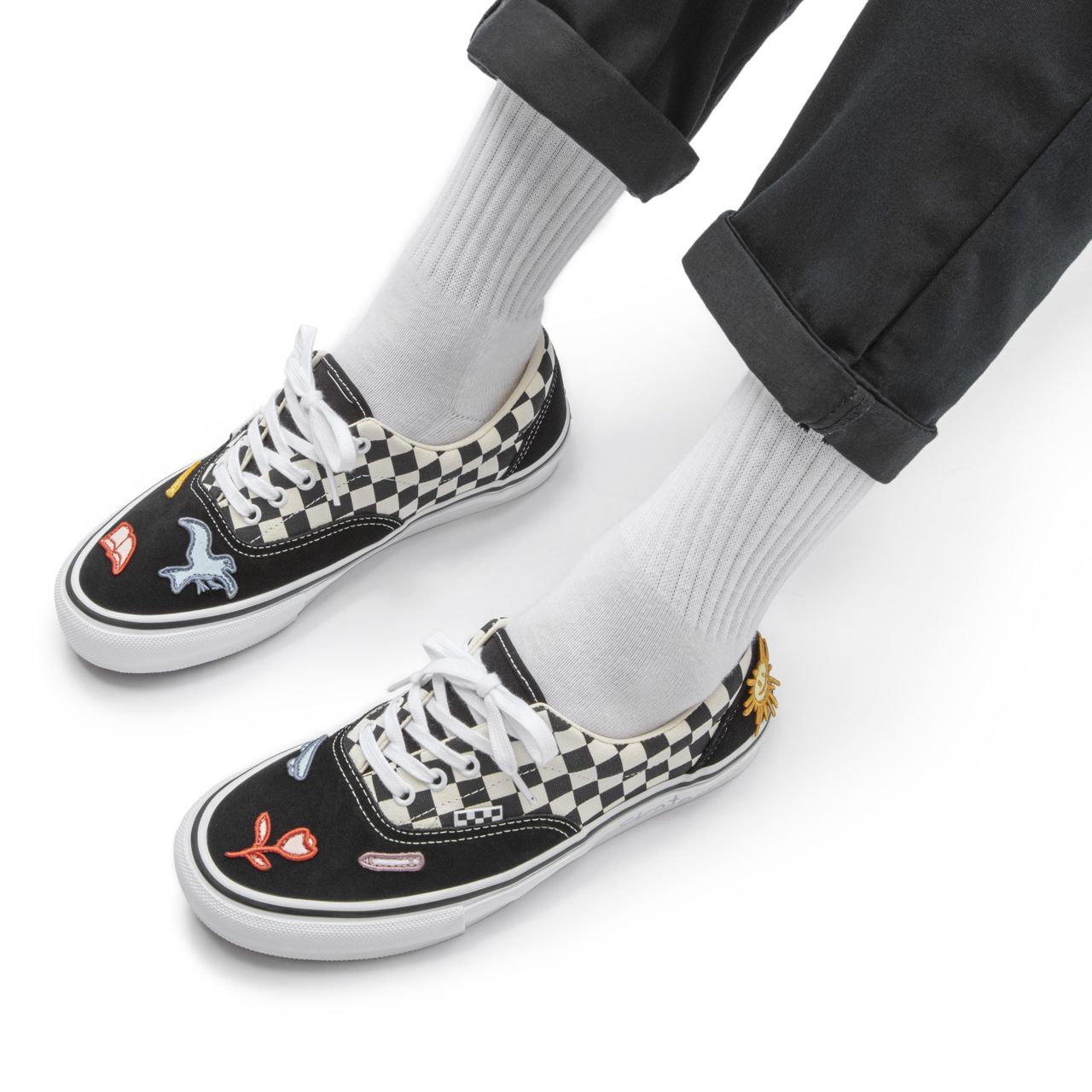 Vans x Skateistan Skate Era Black Classic Mens Womens - (Skateistan) Checkerboard VN0A5FC989C Shoes