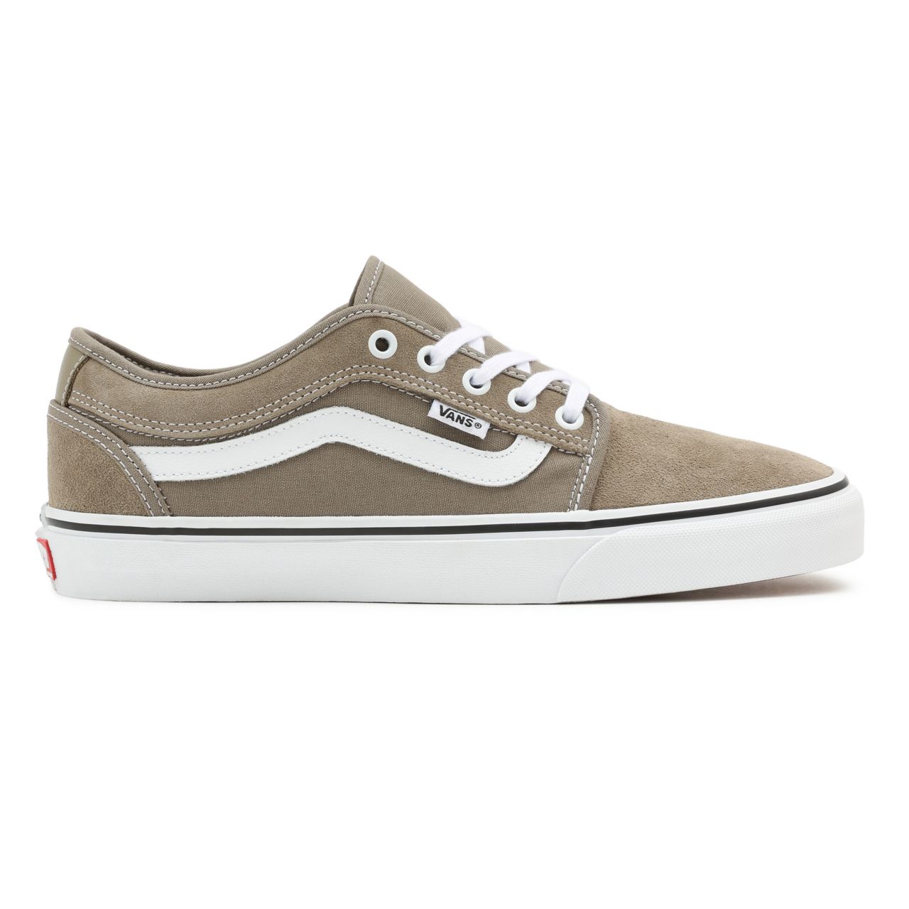 Vans Chukka Low Sidestripe Beige Classic Mens Womens - Timber Wolf/White VN0A5KQZ84M Shoes